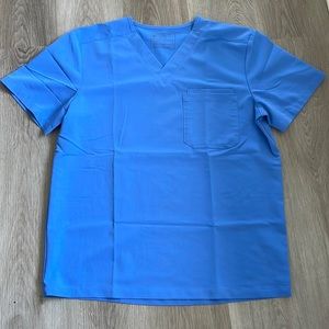 Mens Figs Leon Three-Pocket Scrub Top